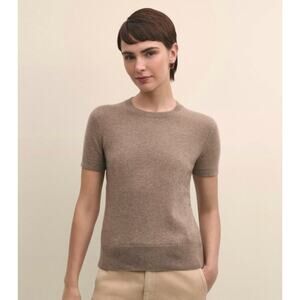 Brooks Brothers 100% cashmere short sleeve - size small